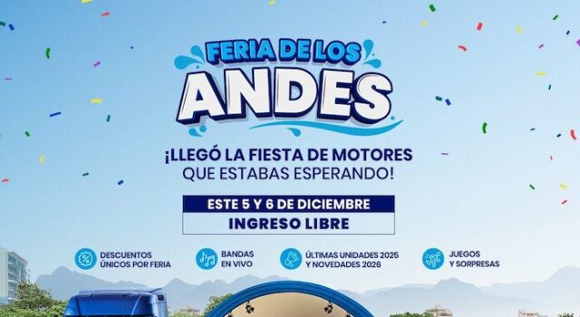 Pick-ups, camiones y nuevas tecnologías: Andes Motor presente en la Feria de los Andes