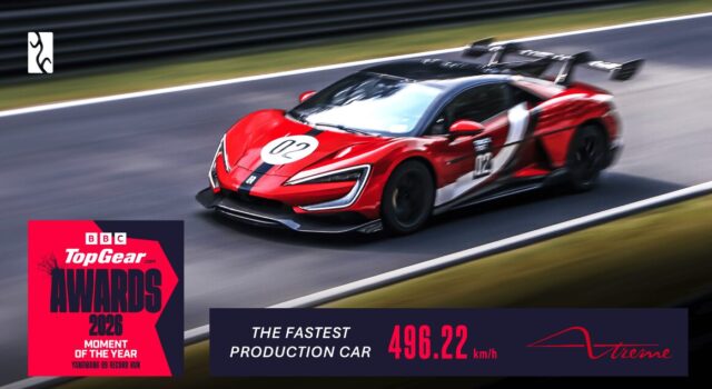La hazaña de velocidad del Yangwang U9 Xtreme es el “Momento del Año” según Topgear.com