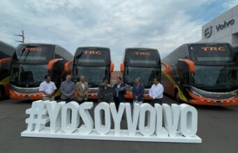 6 buses Volvo B450R Euro 5 a la empresa TRC Express