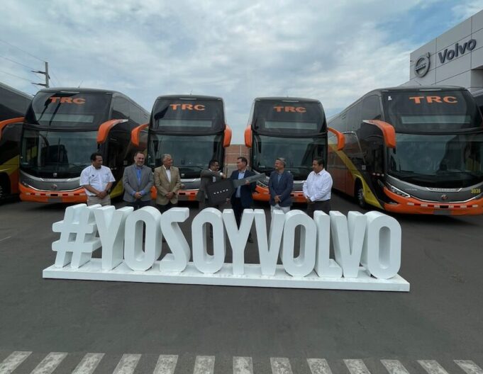 6 buses Volvo B450R Euro 5 a la empresa TRC Express