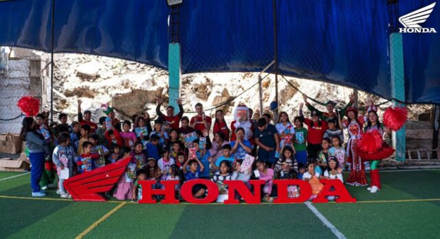 HONDA MOTOS: ¡LA MAGIA DE LA NAVIDAD LLEGÓ SOBRE DOS RUEDAS A PAMPLONA ALTA!