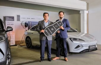 BYD impulsa la electromovilidad en Lima con nuevos puntos de carga junto a EVINKA y La Cabrera