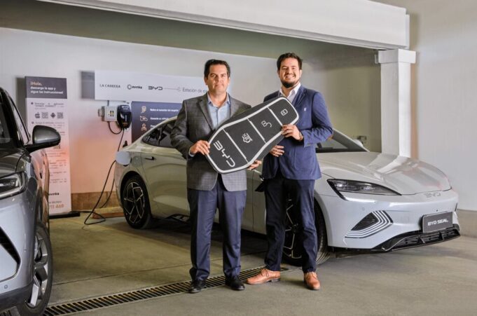 BYD impulsa la electromovilidad en Lima con nuevos puntos de carga junto a EVINKA y La Cabrera