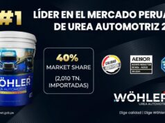 Wöhler consolida su liderazgo absoluto como mayor importador de urea automotriz Premium en el Perú durante 2025