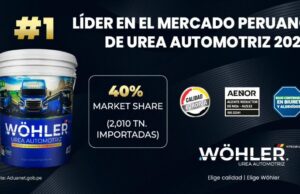 Wöhler consolida su liderazgo absoluto como mayor importador de urea automotriz Premium en el Perú durante 2025