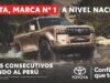 Toyota supera su récord de ventas y consolida su liderazgo por 34 años consecutivos en el mercado automotriz peruano