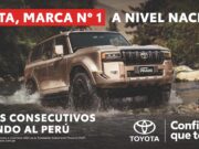 Toyota supera su récord de ventas y consolida su liderazgo por 34 años consecutivos en el mercado automotriz peruano