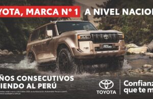 Toyota supera su récord de ventas y consolida su liderazgo por 34 años consecutivos en el mercado automotriz peruano