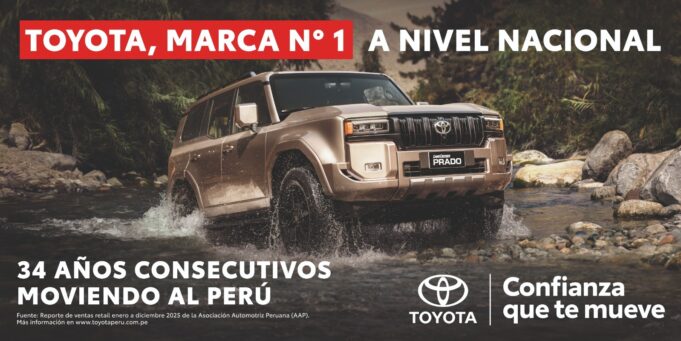 Toyota supera su récord de ventas y consolida su liderazgo por 34 años consecutivos en el mercado automotriz peruano
