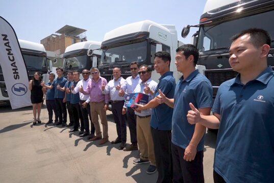 Shacman International entrega flota de unidades X5000 a GNV a ‘Servosa’