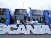 Transportes Julio César moderniza su flota con 6 buses Scania K450C 6×2 con carrocería Marcopolo