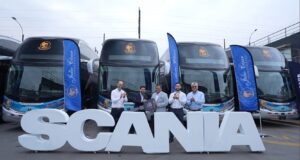 Transportes Julio César moderniza su flota con 6 buses Scania K450C 6×2 con carrocería Marcopolo