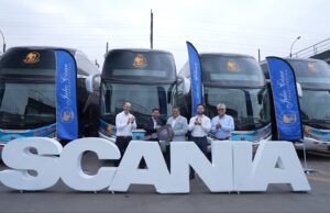 Transportes Julio César moderniza su flota con 6 buses Scania K450C 6×2 con carrocería Marcopolo