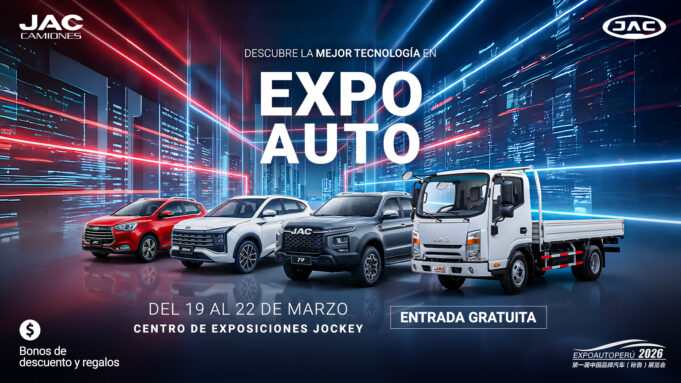 JAC Motors Perú está presente en ExpoAuto Perú 2026 con su portafolio de SUVs, pickups y camiones ligeros