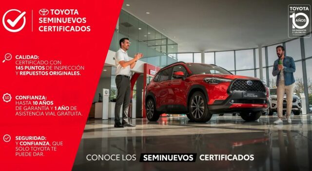 Toyota del Perú renueva su programa de vehículos Toyota Seminuevos Certificados