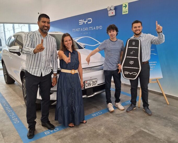 Bruno Pinasco nuevo embajador de BYD Perú