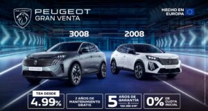 Peugeot Perú lanza su campaña “Gran Venta” desde 0% de cuota inicial y 2 años de mantenimiento Gratis para sus SUVs 2008 y 3008