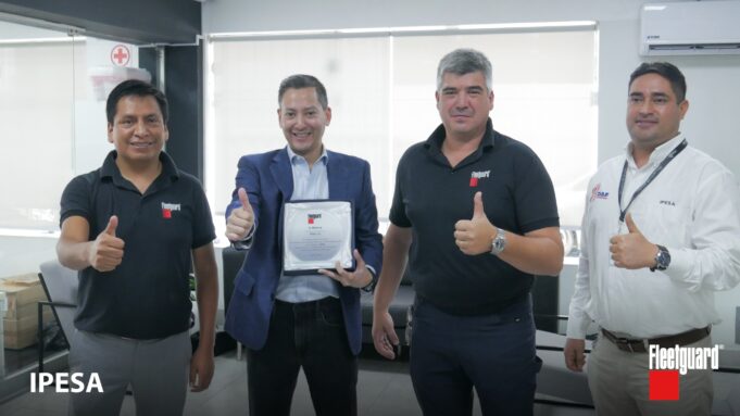 Ipesa consolida su liderazgo regional con reconocimiento de Fleetguard