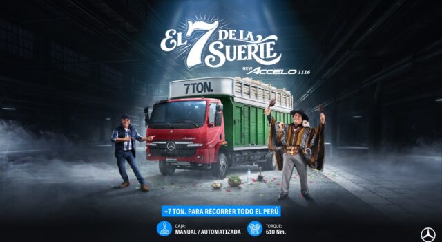 Divemotor presenta el New Accelo con “El 7 de la suerte”, una campaña que conecta con el transportista peruano