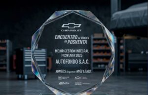 Autofondo se consolida como el referente de Posventa Chevrolet en Perú con máxima distinción de General Motors