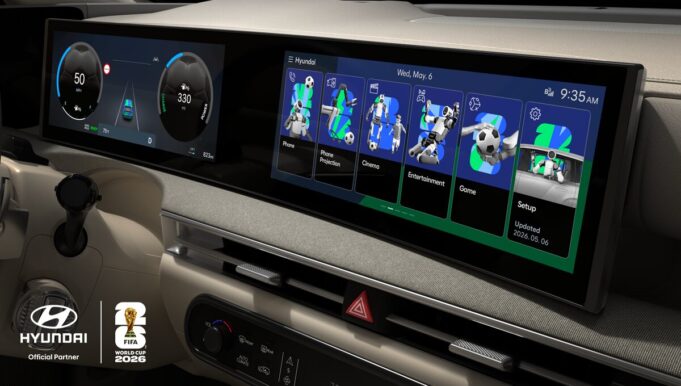 Hyundai Motor lleva el espíritu de la Copa Mundial de la FIFA 2026 a los vehículos con un nuevo tema para pantallas