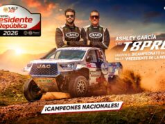 JAC y Ashley García en el Rally Premio Presidente de la República,