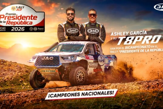 JAC y Ashley García en el Rally Premio Presidente de la República,