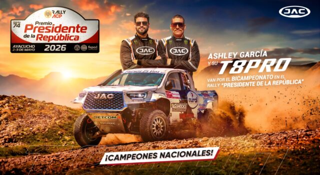 JAC y Ashley García en el Rally Premio Presidente de la República,