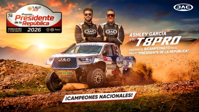 JAC y Ashley García en el Rally Premio Presidente de la República,