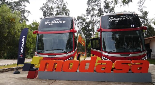 Modasa fortalece la operación de Transportes Sagitario con la entrega de 2 buses Zeus 5