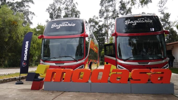 Modasa fortalece la operación de Transportes Sagitario con la entrega de 2 buses Zeus 5