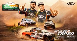 JAC Perú y Ashley García buscan seguir sumando puntos en el Rally Quilmaná 2026 con su JAC T8 Pro.