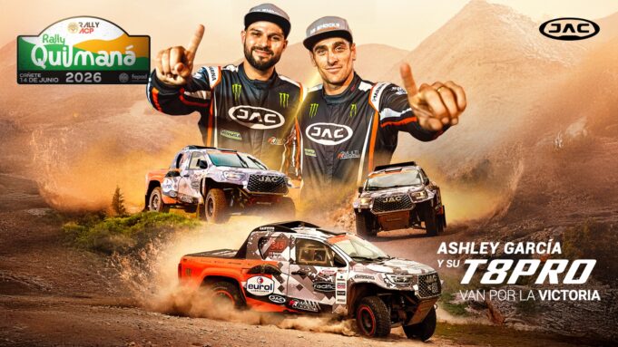 JAC Perú y Ashley García buscan seguir sumando puntos en el Rally Quilmaná 2026 con su JAC T8 Pro.