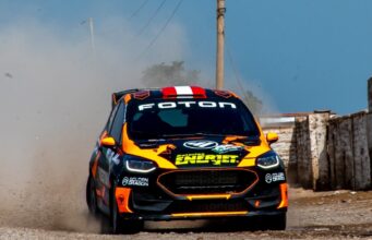 André Martínez consigue podio en Piura y mantiene liderato del Rally Mobil Peru.