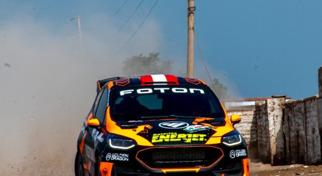 André Martínez consigue podio en Piura y mantiene liderato del Rally Mobil Peru.