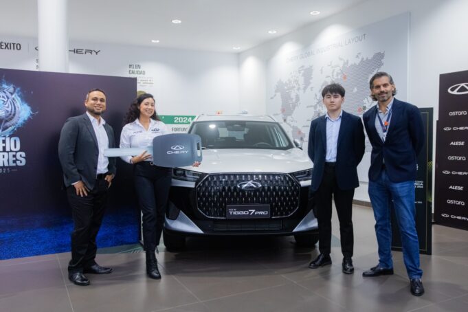 Chery Perú reconoce a los mejores talentos de su red comercial con dos vehículos SUV 0 km