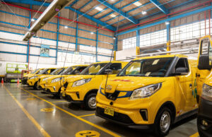 MAXUS entrega segunda flota de vans eléctricas EV30 a DHL