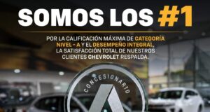 Autofondo es reconocido como el concesionario n.° 1 chevrolet en categoría a por general motors sudamérica