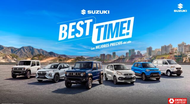 Suzuki lanza “Suzuki Best Time” con los mejores precios y beneficios del año para que compres tu próximo carro