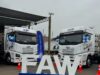 FAW, con el respaldo de San Bartolomé, entrega ocho modernos remolcadores JH6 480 HP GNV para fortalecer el transporte de carga pesada en el Perú