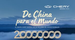 Chery supera los 20 millones de vehículos vendidos a nivel mundial