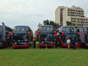 El Dorado incorpora cinco buses Mercedes-Benz O500 RSD 2448 entregados por Divemotor para fortalecer sus rutas en el norte del Perú