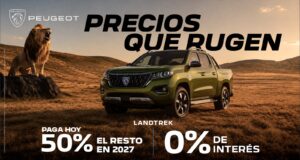 Peugeot lanza «Precios que Rugen»: Mantenimiento gratis por dos años y financiamiento desde 0% de interés en modelos seleccionados