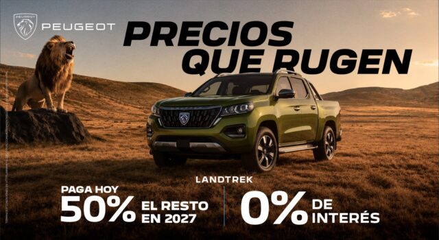 Peugeot lanza «Precios que Rugen»: Mantenimiento gratis por dos años y financiamiento desde 0% de interés en modelos seleccionados
