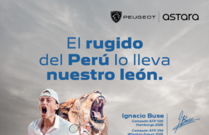Ignacio Buse, embajador de Peugeot Perú, se corona campeón del ATP 250 de Winston-Salem