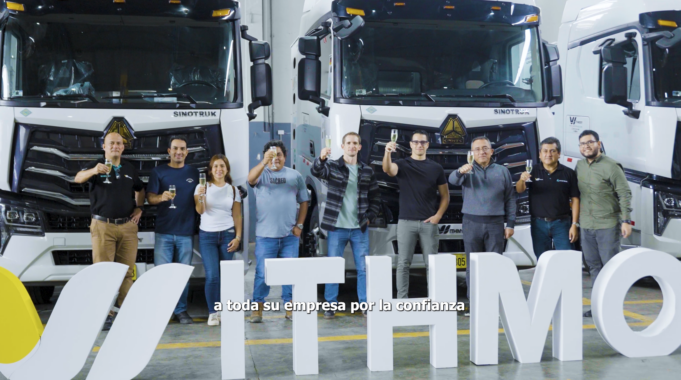 Withmory fortalece su relación con All Trucks con la entrega de cuatro nuevas unidades Sinotruk MAX E a GNV