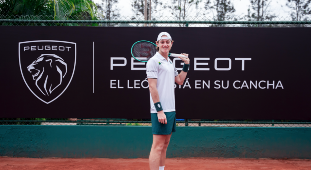 Ignacio Buse y Peugeot comparten una experiencia que llevó la pasión por el tenis a la cancha