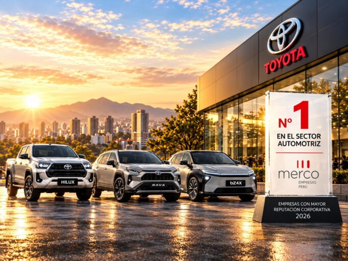 Toyota del Perú reafirma su liderazgo en el sector automotriz y avanza seis posiciones en el Ranking Merco Empresas 2026