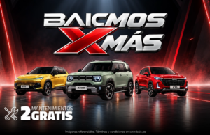 BAIC lanza “BAICMOS X MÁS”, su primera campaña ancla en el Perú, con un año de mantenimiento gratis y beneficios exclusivos