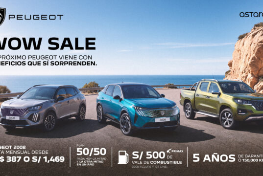 Peugeot presenta su “CAMPAÑA WOW” con beneficios exclusivos durante octubre